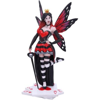 Figurina di Fata Regina di Cuori - Collezione Fantasy Figurina di Fata Regina di Cuori - Collezione Fantasy