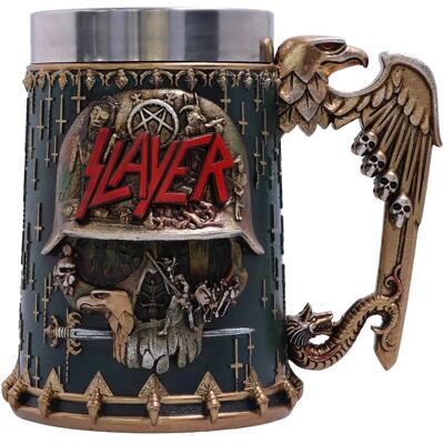 Nemesis Now Slayer Skull Tankard - 16.5cm - Unisex - Multicolore - Beer Mug Nemesis Now Slayer Skull Tankard - 16.5cm - Unisex - Multicolore - Beer Mug