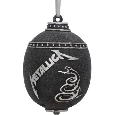 Metallica Black Album Hanging Ornament - Official Decor Metallica Black Album Hanging Ornament - Official Decor