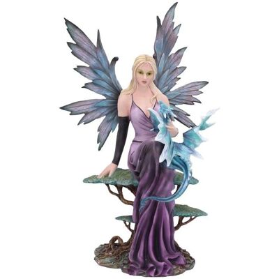 Nemesis Now Elvie Spring Fairy With Dragon Figurine - 56cm Nemesis Now Elvie Spring Fairy With Dragon Figurine - 56cm