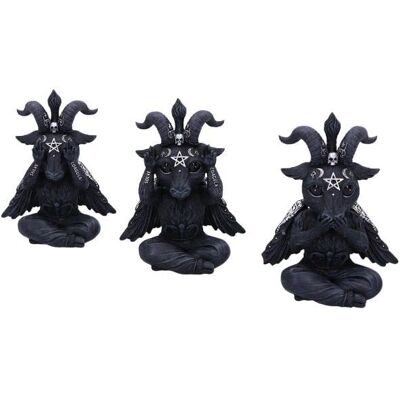 Nemesis Now Cult Cuties Drei Weise Baphoboo Resinfigur - 13cm Nemesis Now Cult Cuties Drei Weise Baphoboo Resinfigur - 13cm