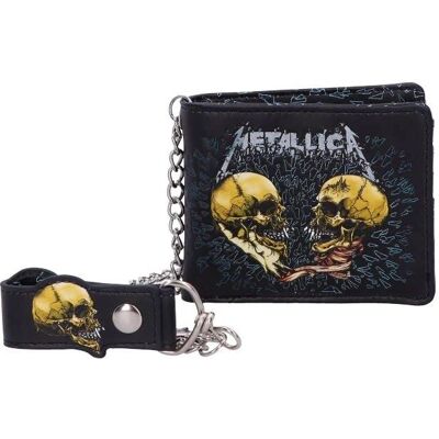 Metallica Sad But True Wallet - Official License - Leather Metallica Sad But True Wallet - Official License - Leather