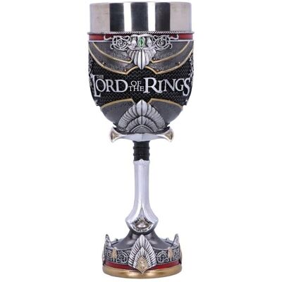 Calice Aragorn Il Signore degli Anelli - Collezionabile in resina 19,5cm Calice Aragorn Il Signore degli Anelli - Collezionabile in resina 19,5cm