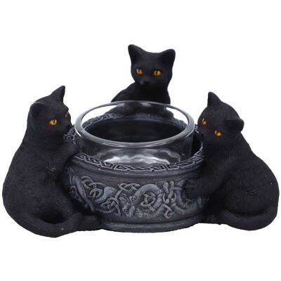 Nemesis Now Schwarzer Katze Trio Teelichthalter - Teelichthalter Nemesis Now Schwarzer Katze Trio Teelichthalter - Teelichthalter