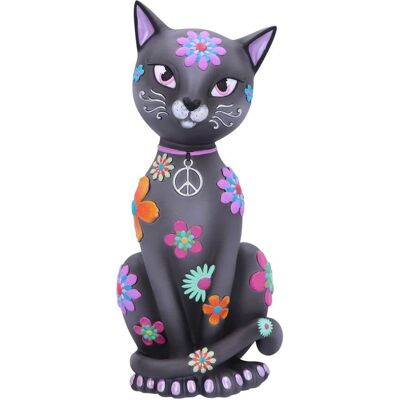 Figurine de Chat Hippie Nemesis Now - 26cm - Collection Animale Figurine de Chat Hippie Nemesis Now - 26cm - Collection Animale
