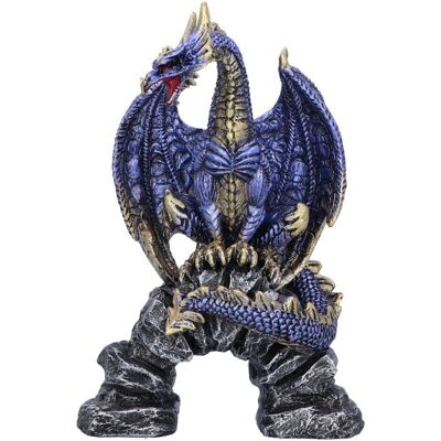 Nemesis Now Acko Dragon Metallic Blue Figurine - Hand-Painted Decorative Collectible Nemesis Now Acko Dragon Metallic Blue Figurine - Hand-Painted Decorative Collectible
