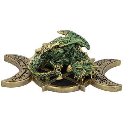 Nemesis Now Dragón Verde Guardia de la Triple Luna - 132cm Nemesis Now Dragón Verde Guardia de la Triple Luna - 132cm
