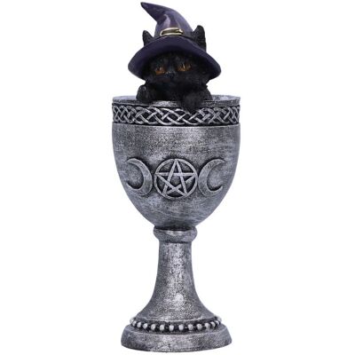 Nemesis Now Schwarze Katze Coven Becher Figur - Gothic Dekor Nemesis Now Schwarze Katze Coven Becher Figur - Gothic Dekor