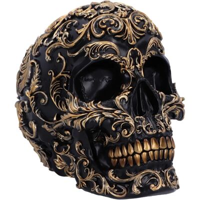 Nemesis Now Schwarz-Gold Schädel - Gothic Viktorianische Figur - CO-95430 Nemesis Now Schwarz-Gold Schädel - Gothic Viktorianische Figur - CO-95430