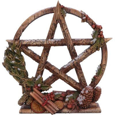 Nemesis Now Winter Dekoratives Pentagramm - Wicca Feiertagsdeko Nemesis Now Winter Dekoratives Pentagramm - Wicca Feiertagsdeko