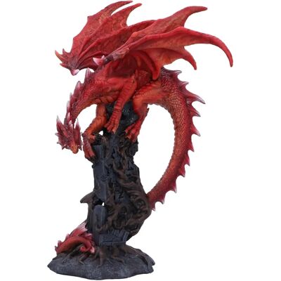 Nemesis Now Rode Draak Figurine - 28cm Met de Hand Geschilderd Nemesis Now Rode Draak Figurine - 28cm Met de Hand Geschilderd