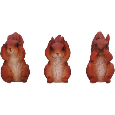 Nemesis Now Rode Eekhoorn Figuren Set - Dieren Natuur Geschenk Nemesis Now Rode Eekhoorn Figuren Set - Dieren Natuur Geschenk