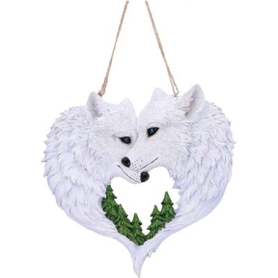 Nemesis Now Wolf Lovers Snow In Love Hanging Ornament - 20cm Nemesis Now Wolf Lovers Snow In Love Hanging Ornament - 20cm