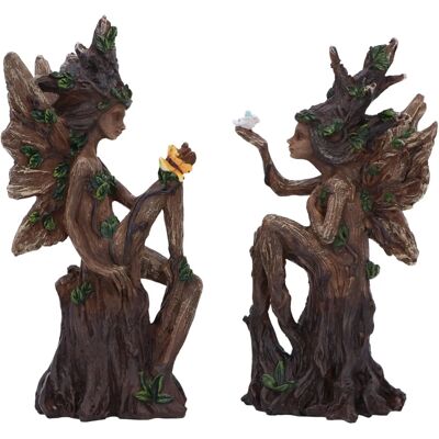 Nemesis Now Woodland Beauty Tree Fairy Figurines Set Of 2 - Figurines Nemesis Now Woodland Beauty Tree Fairy Figurines Set Of 2 - Figurines