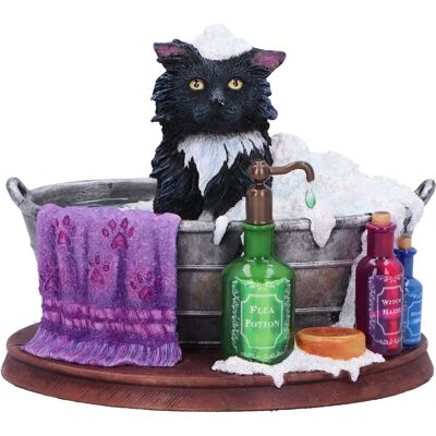 Nemesis Now Black Cat Bath Time Figurine - Figurine Nemesis Now Black Cat Bath Time Figurine - Figurine