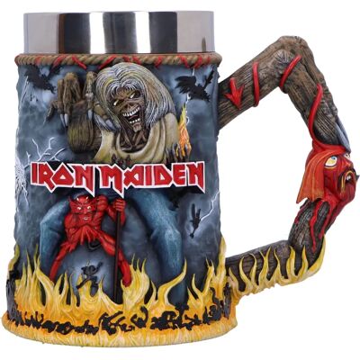 Choppe Iron Maiden The Number of the Beast - Collection 17,5cm - Publicité Choppe Iron Maiden The Number of the Beast - Collection 17,5cm - Publicité