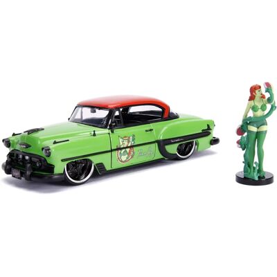 Jada Toys - DC Comics Bombshells Poison Ivy & 1953 Chevy Bel Air Die-cast Car - 1:24 Vehicle Jada Toys - DC Comics Bombshells Poison Ivy & 1953 Chevy Bel Air Die-cast Car - 1:24 Vehicle