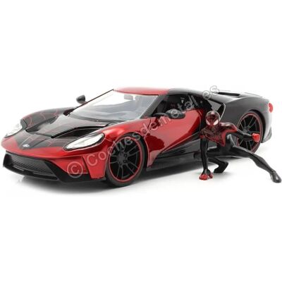 Jada 1:24 Ford GT Miles Morales Collector - Marvel Hollywood Rides - Publicité Jada 1:24 Ford GT Miles Morales Collector - Marvel Hollywood Rides - Publicité