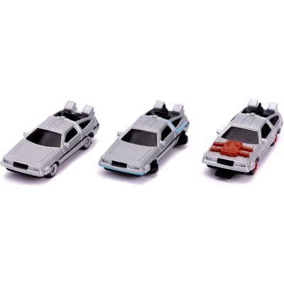 Jada Back to the Future Nano Hollywood Rides Vehicle 3-Pack - toy vehicle set Jada Back to the Future Nano Hollywood Rides Vehicle 3-Pack - toy vehicle set