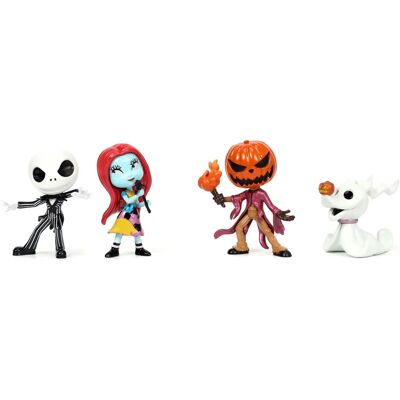 Jada Toys - Jack, Sally, Zero, Pumpkin Jack 2.5" Figuras - Nightmare Before Christmas Jada Toys - Jack, Sally, Zero, Pumpkin Jack 2.5" Figuras - Nightmare Before Christmas