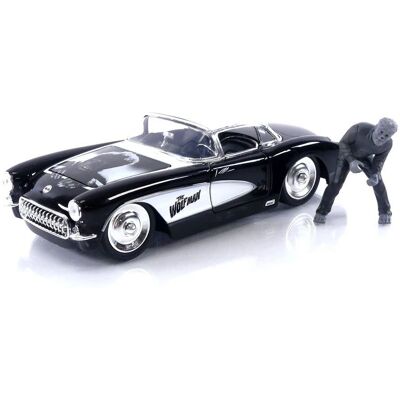 Jada Toys Chevrolet Corvette 1957 Wolfman - Model samochodu 1:24 Jada Toys Chevrolet Corvette 1957 Wolfman - Model samochodu 1:24
