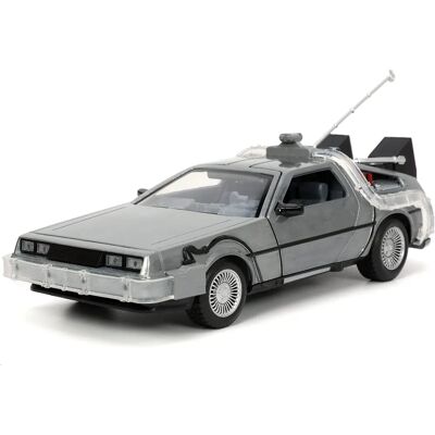Jada Toys Silver DeLorean Time Machine - 1:24 Scale Jada Toys Silver DeLorean Time Machine - 1:24 Scale