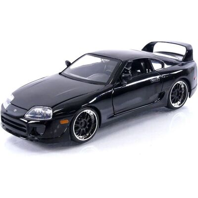 Jada Toys 1:24 Toyota Supra Czarny FF 1995 - Postać akcji / Model samochodu Jada Toys 1:24 Toyota Supra Czarny FF 1995 - Postać akcji / Model samochodu