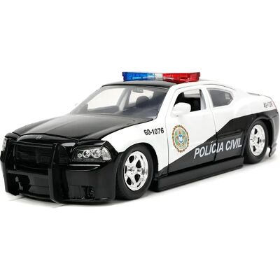 Jada 1:24 Dodge Charger Police - Série Fast & Furious - Publicité Jada 1:24 Dodge Charger Police - Série Fast & Furious - Publicité
