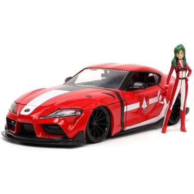 Figurka Miriya Sterling i Toyota Supra 2020 1:24 Robotech Figurka Miriya Sterling i Toyota Supra 2020 1:24 Robotech