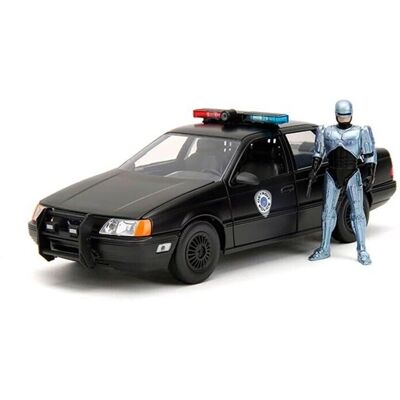 Jada Toys Robocop 1986 Ford Taurus - Modèle à l’échelle 1:24 - Publicité Jada Toys Robocop 1986 Ford Taurus - Modèle à l’échelle 1:24 - Publicité