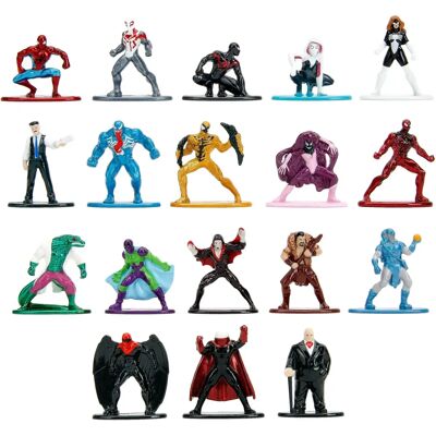 Monogram International Inc. Marvel Spider-Man Nano MetalFig Série 9 18-Pack - Figurines d'action - Publicité Monogram International Inc. Marvel Spider-Man Nano MetalFig Série 9 18-Pack - Figurines d'action - Publicité