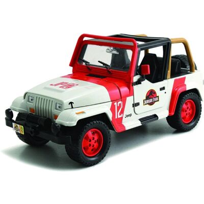 Jada Toys Jurassic World Jurassic Park Jeep Wrangler Kamuflázs 1:24 - Model Jada Toys Jurassic World Jurassic Park Jeep Wrangler Kamuflázs 1:24 - Model