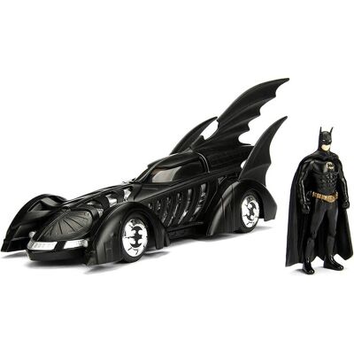 Jada Toys Batman Forever Batmobile 1/24 Scale with Figure Jada Toys Batman Forever Batmobile 1/24 Scale with Figure
