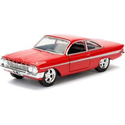 Jada 1961 Chevy Impala Modèle - Rapides et Furieux - Publicité Jada 1961 Chevy Impala Modèle - Rapides et Furieux - Publicité