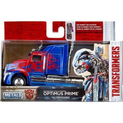 Transformers Optimus Prime Échelle 1:32 Voiture en Métal Moulé - Authentique Film - Publicité Transformers Optimus Prime Échelle 1:32 Voiture en Métal Moulé - Authentique Film - Publicité