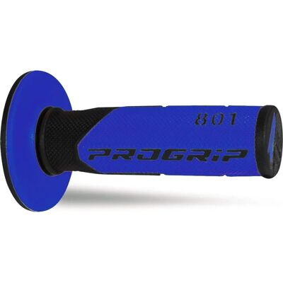 Poignées Progrip 801 - Double densité noir/bleu Poignées Progrip 801 - Double densité noir/bleu