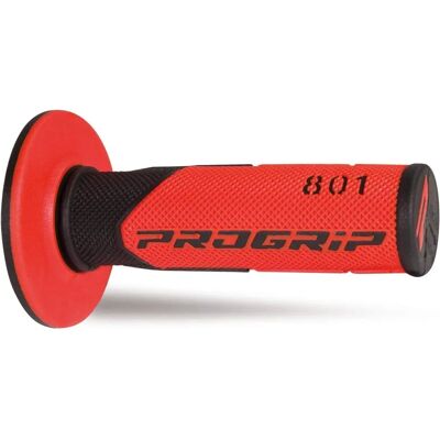 Guidons ProGrip 801 - Double Densité, Noir/Rouge, 22-25mm - Publicité Guidons ProGrip 801 - Double Densité, Noir/Rouge, 22-25mm - Publicité