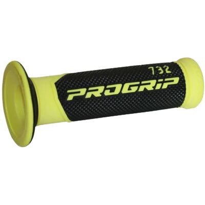 Mangos Progrip 732 - Doble Densidad, Cierre, Amarillo/Negro Mangos Progrip 732 - Doble Densidad, Cierre, Amarillo/Negro