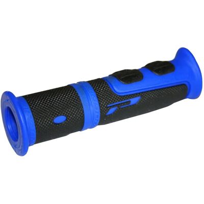 Poignées Progrip Double Densité Bleues - Handlebar Grips - Publicité Poignées Progrip Double Densité Bleues - Handlebar Grips - Publicité