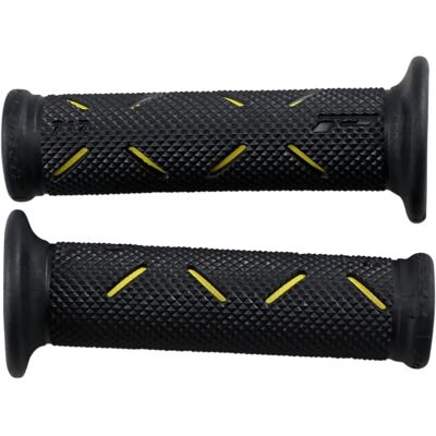 PROGRIP - 717 - Open End - Noir Jaune - Handlebar grips - Publicité PROGRIP - 717 - Open End - Noir Jaune - Handlebar grips - Publicité