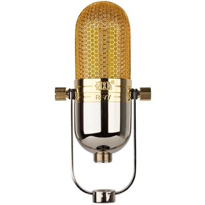 MXL R77 - Mikrofon - Gold/Chrome - Breit Muster - Hohe SPL MXL R77 - Mikrofon - Gold/Chrome - Breit Muster - Hohe SPL