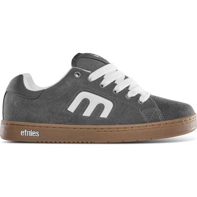 Etnies Callicut Graue/Weiß/Gummi Skateschuhe - Skateschuhe Etnies Callicut Graue/Weiß/Gummi Skateschuhe - Skateschuhe