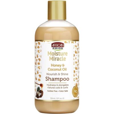 African Pride Moisture Miracle Honey, Chocolate&Coconut Oil Shampoo - Shampoo African Pride Moisture Miracle Honey, Chocolate&Coconut Oil Shampoo - Shampoo