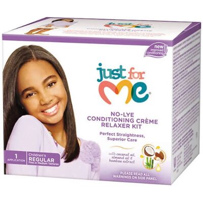 Just For Men Kid Relaxer Kit - Kit para alisar el cabello Just For Men Kid Relaxer Kit - Kit para alisar el cabello