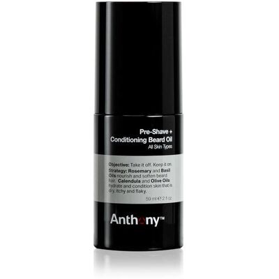 Anthony - Pre-Shave + Conditioning Beard Oil - 59 ml - Barberolje Anthony - Pre-Shave + Conditioning Beard Oil - 59 ml - Barberolje