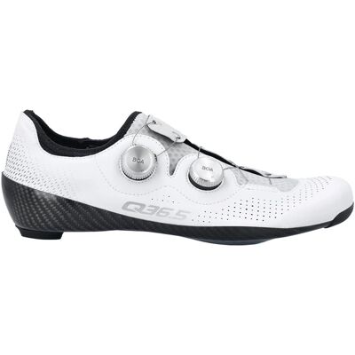 Q36.5 Unique Pro Road Chaussures Blanches - Chaussures de cyclisme - Publicité Q36.5 Unique Pro Road Chaussures Blanches - Chaussures de cyclisme - Publicité