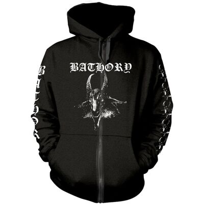 Sweat à capuche Bathory Chèvre - Unisexe - Publicité Sweat à capuche Bathory Chèvre - Unisexe - Publicité