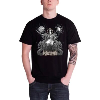 T-shirt Behemoth Evangelion Czarny S - Unisex T-shirt Behemoth Evangelion Czarny S - Unisex