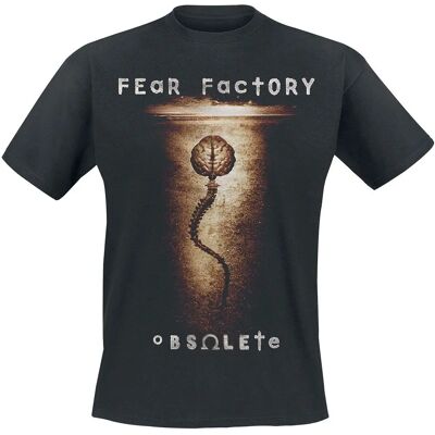 T-shirt unisex Fear Factory - Obsolete - Czarny - XL T-shirt unisex Fear Factory - Obsolete - Czarny - XL