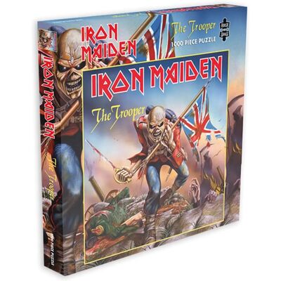 Puzzle Iron Maiden The Trooper - 500 Pièces - 41x41cm - Publicité Puzzle Iron Maiden The Trooper - 500 Pièces - 41x41cm - Publicité